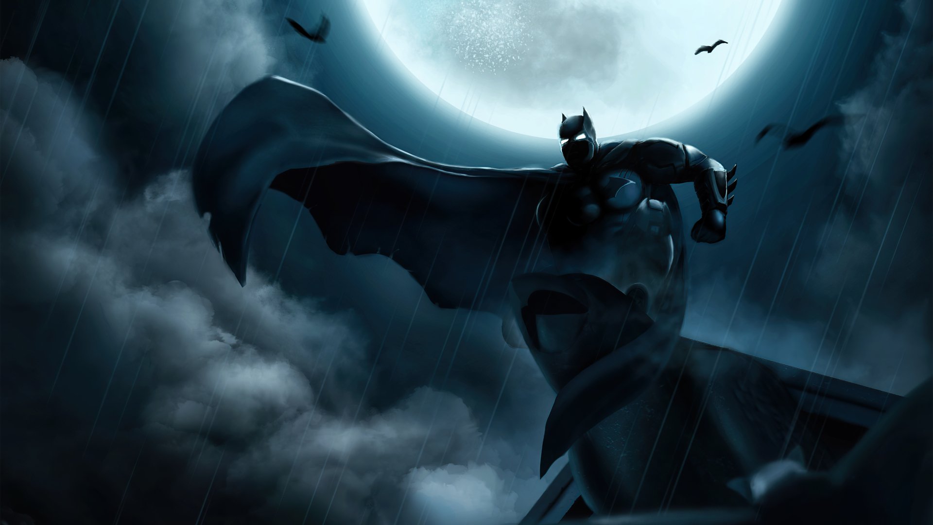 Batman Soars: 4K Ultra HD DC Comics Superhero Wallpaper
