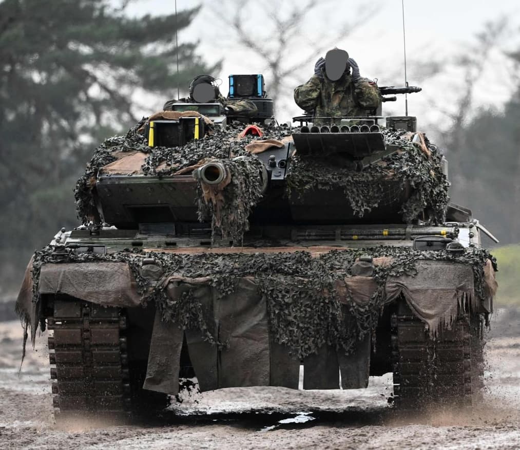 Camouflage Net for Leopard 2A7V Thunder