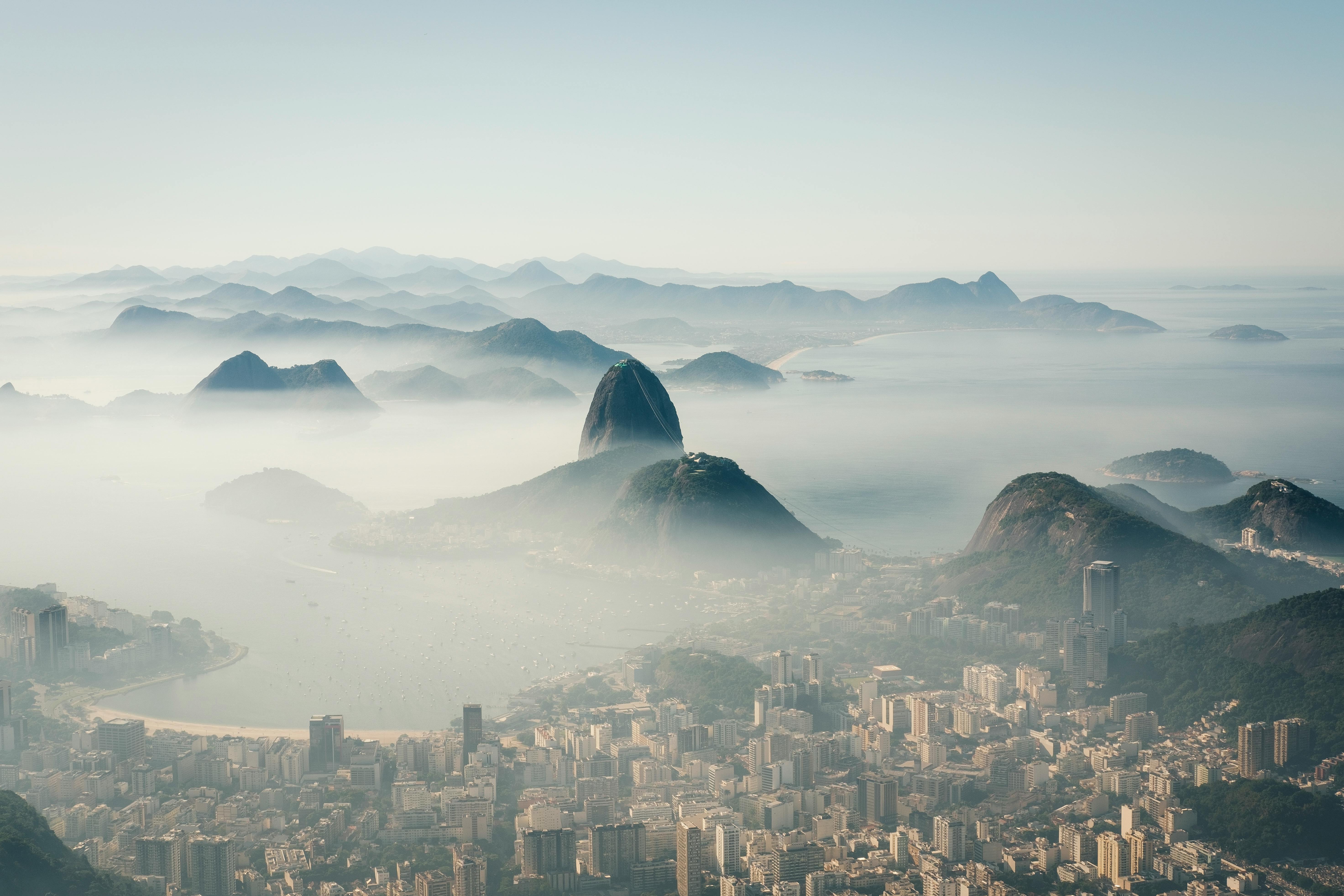 Clouds and Hills around Rio de Janeiro · Free