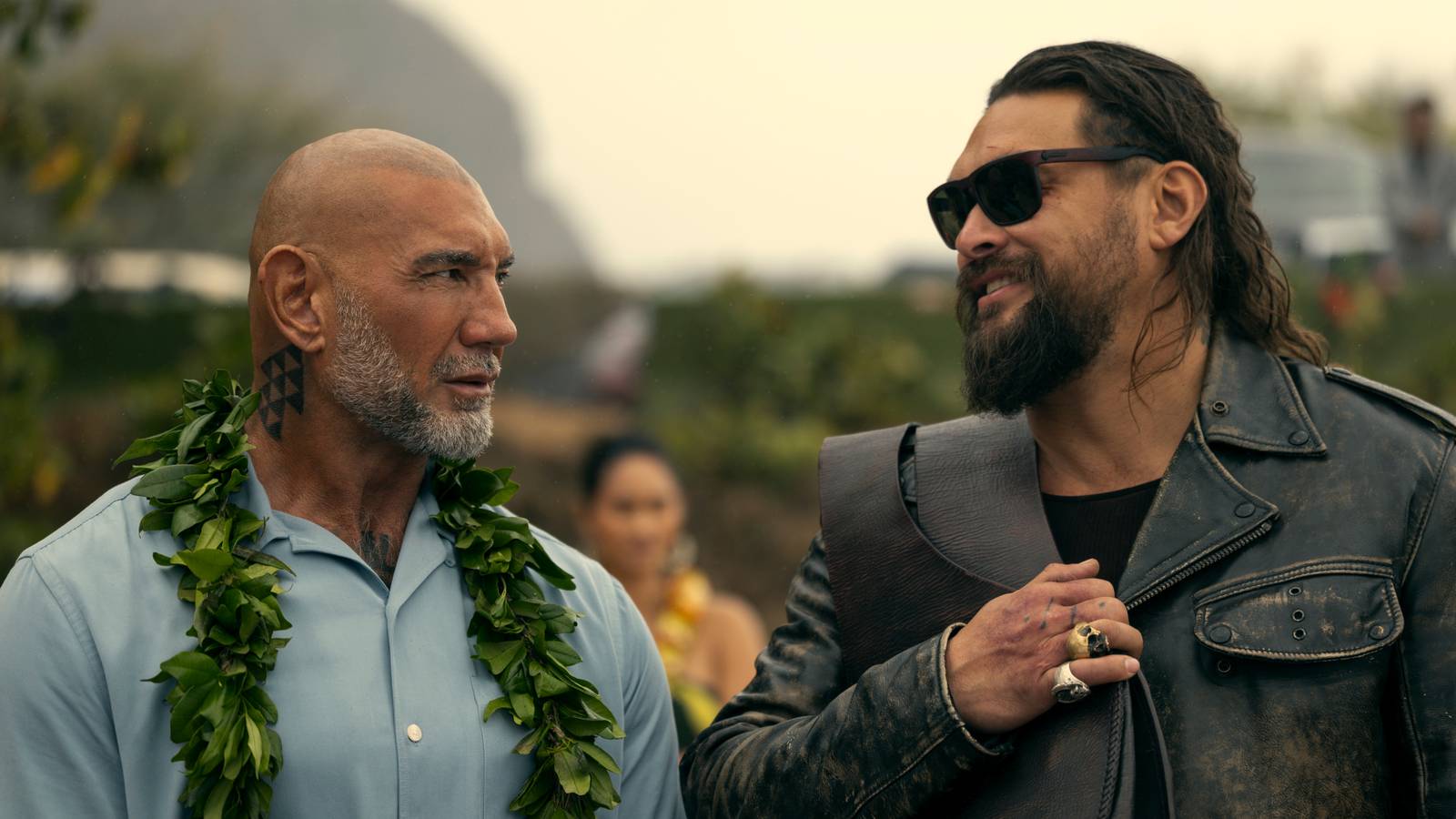 Jason Momoa & Dave Bautista In Prime Video's Wrecking Crew: First Look Image