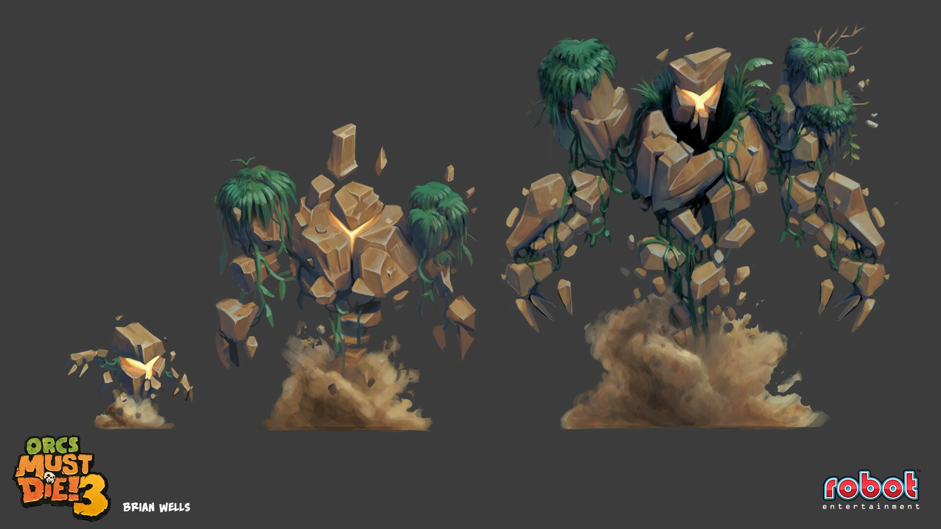 Orcs Must Die! 3 HD Wallpaper Earth Elemental Art