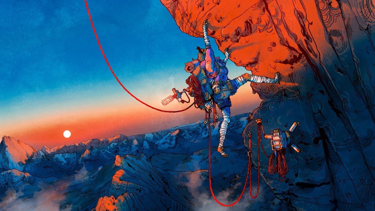 Cairn's manual climbing system is like a 'vertical Death Stranding'