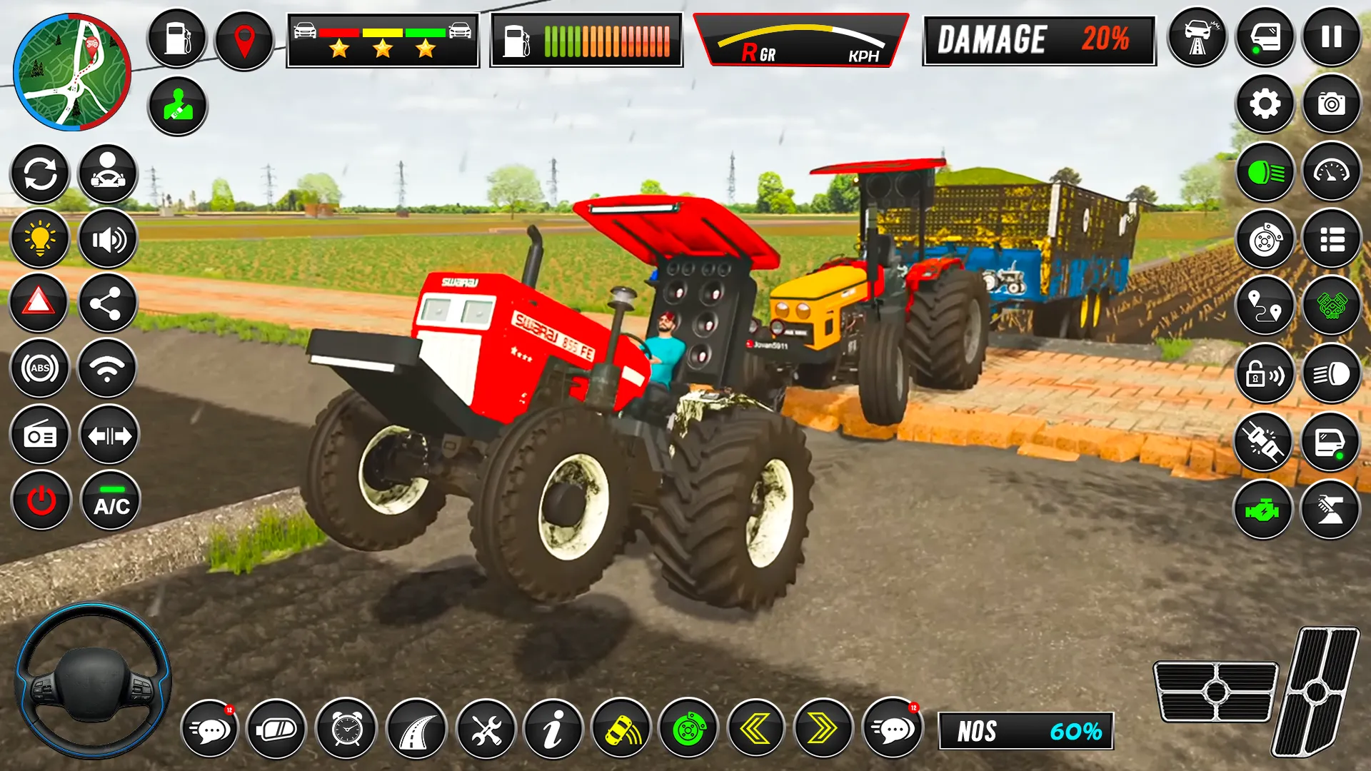 Offroad Tractor Driving Games