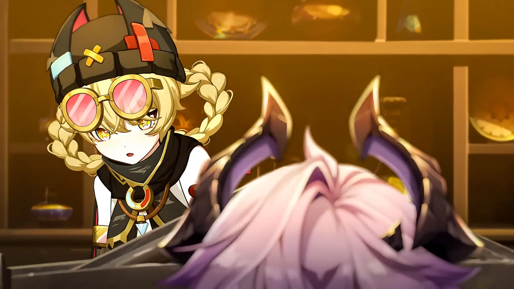 Color Graded jahoda Wallpaper for Mobiles and Desktop Genshin Impact