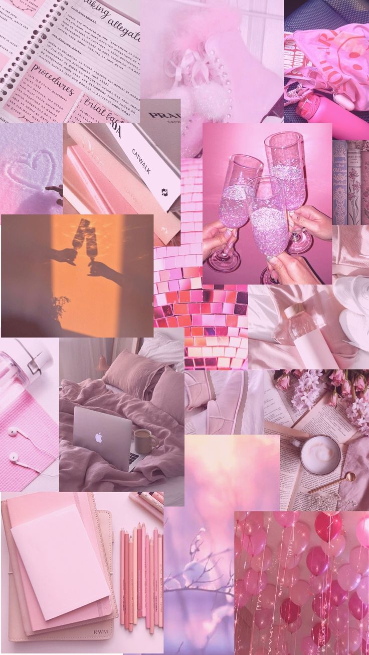 January 2023 New Years IPhone Phone Wallpaper Background Pink Aesthetic Girlie