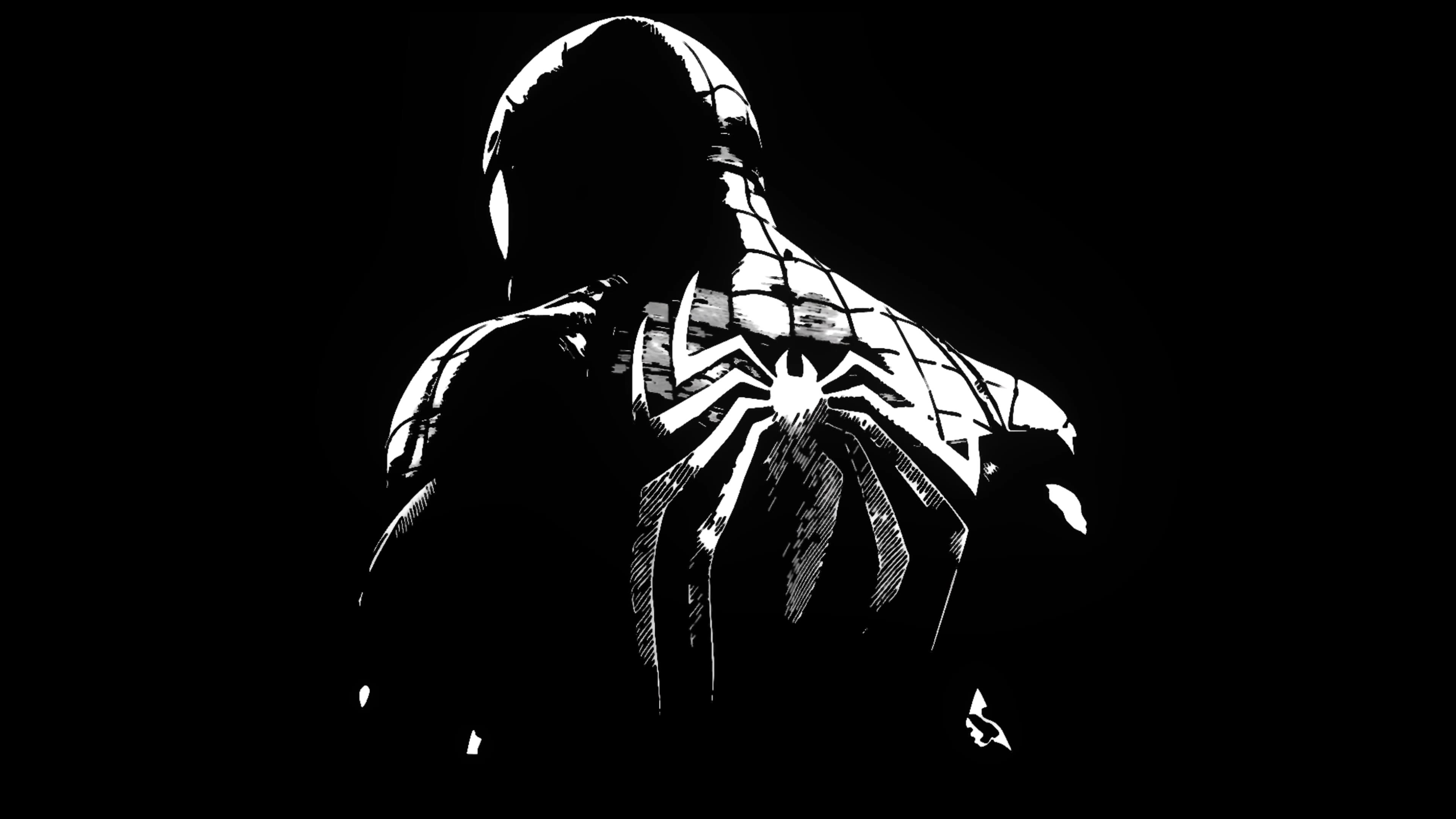 Spider Man Black Web Live Wallpaper