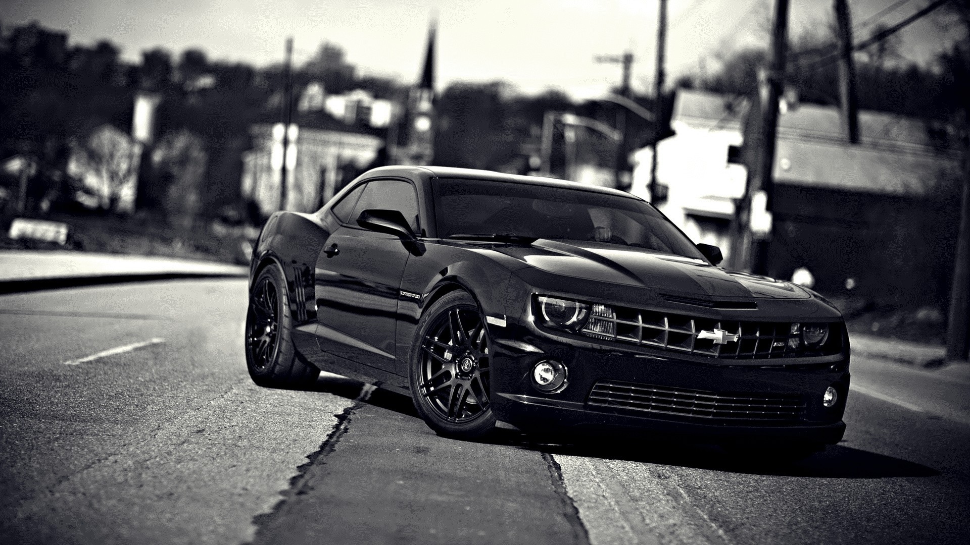 Chevrolet Camaro, Car, Muscle Cars, Black, Coupe Wallpaper HD / Desktop and Mobile Background