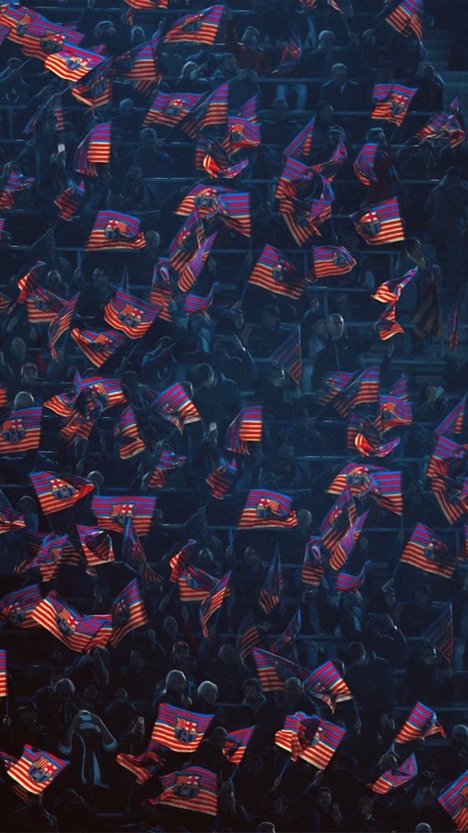 Wallpaper: Barça flags #fcblive [via @F_Edits]