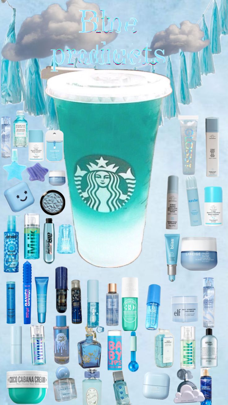 sephorabag #blue#beauty #products#preppy #wallpaper #wishlist#vibes