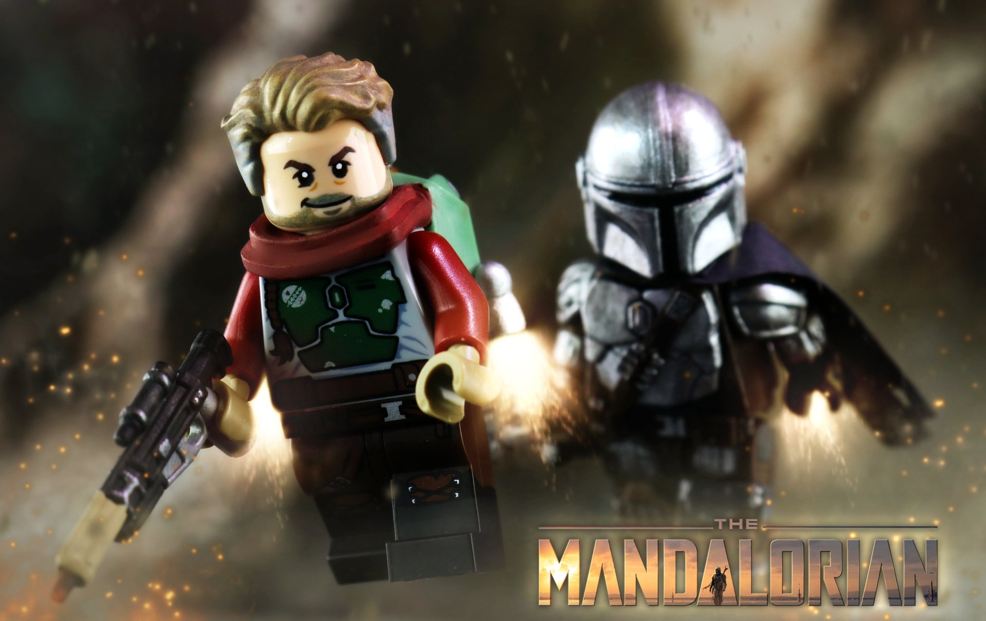 Download Cobb Vanth Star Wars The Mandalorian (TV Show) The Mandalorian (Character) Man Made Lego 4k