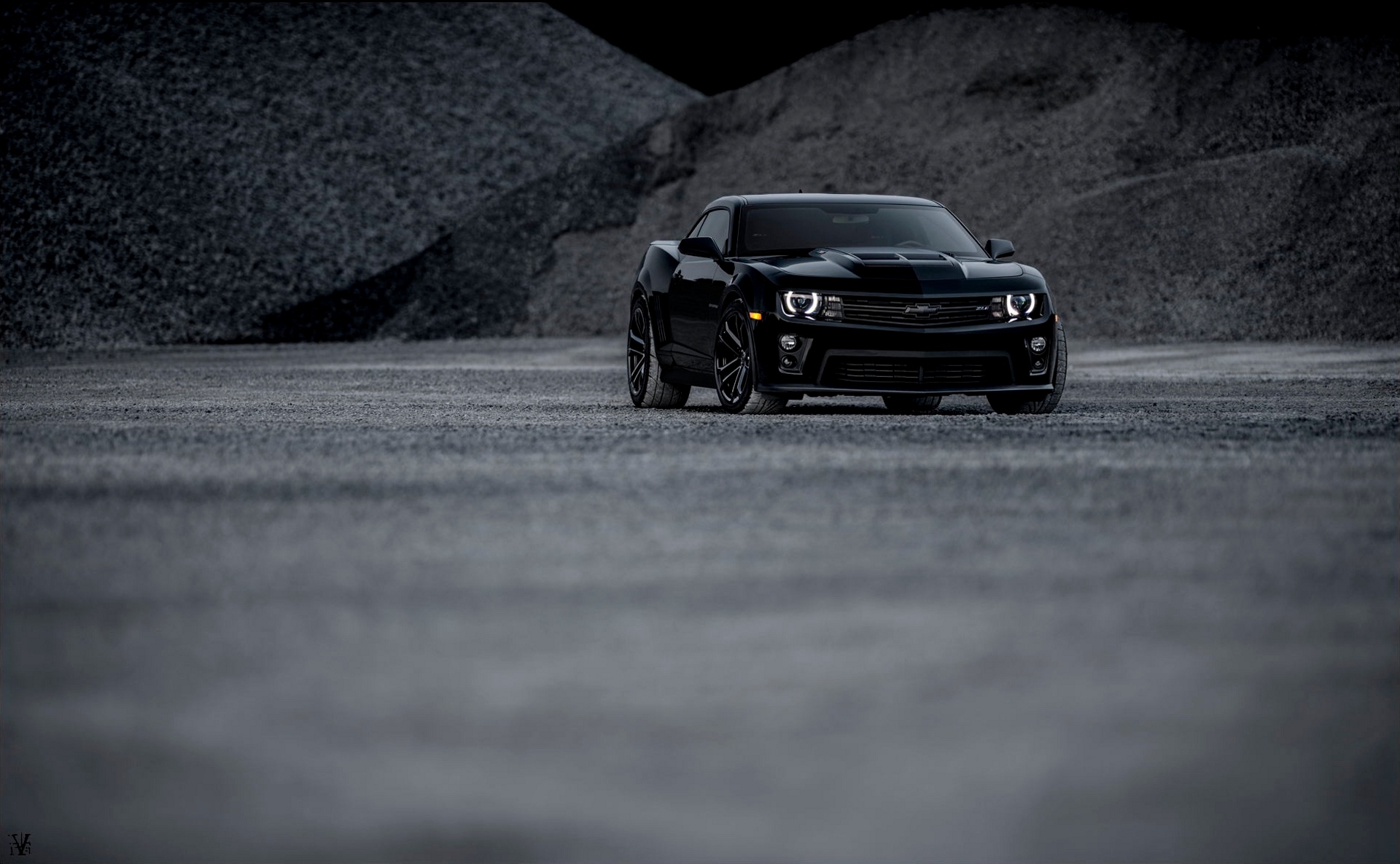 Wallpaper Chevrolet, Camaro, black, ZL1, Andrew Thompson for mobile and desktop, section chevrolet, resolution 1920x1185