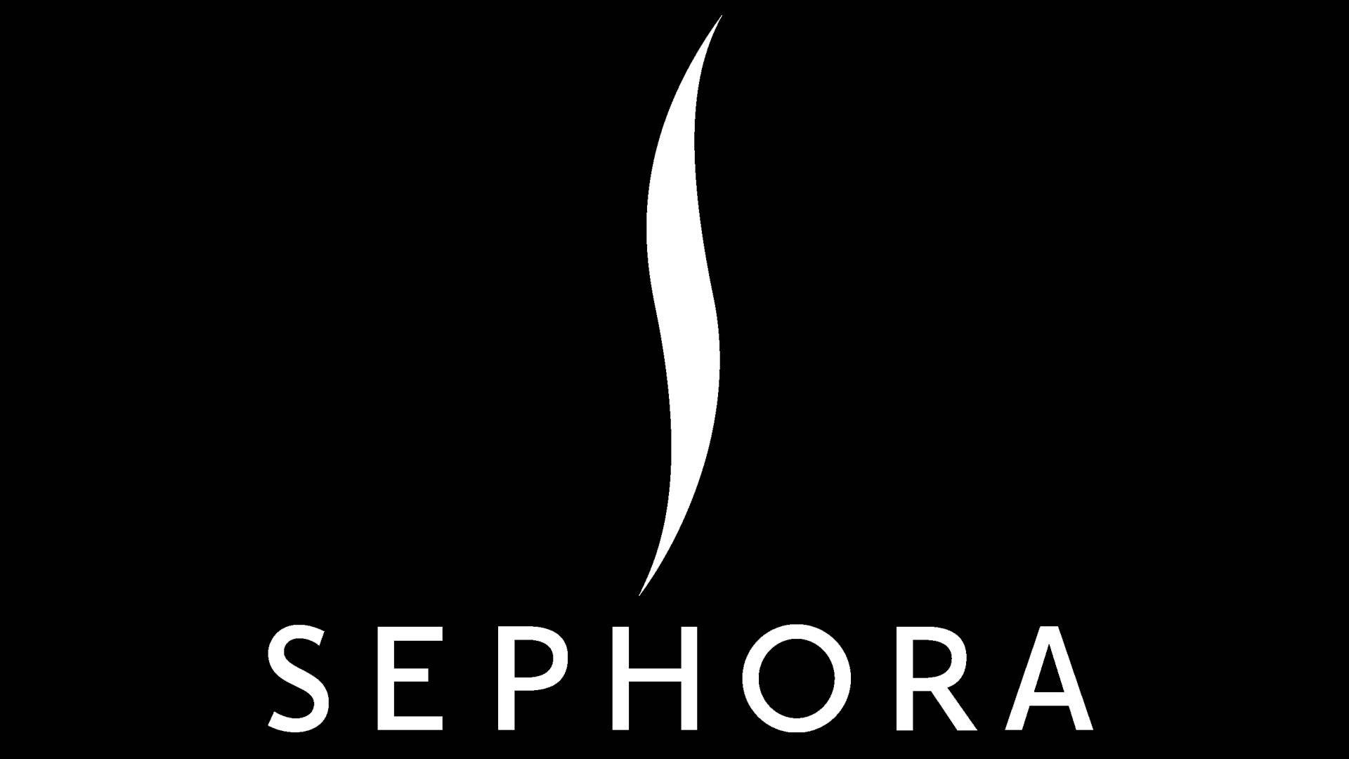 Download Sephora Logo In Black Wallpaper