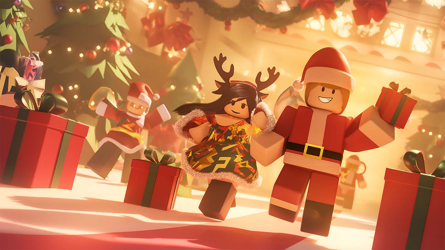 Roblox DTI Christmas Desktop Wallpaper 4K Wallpaper