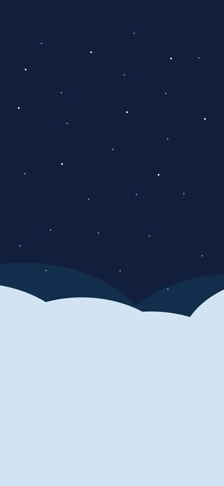 Minimalist Winter Night Sky Wallpapers - Wallpaper Cave