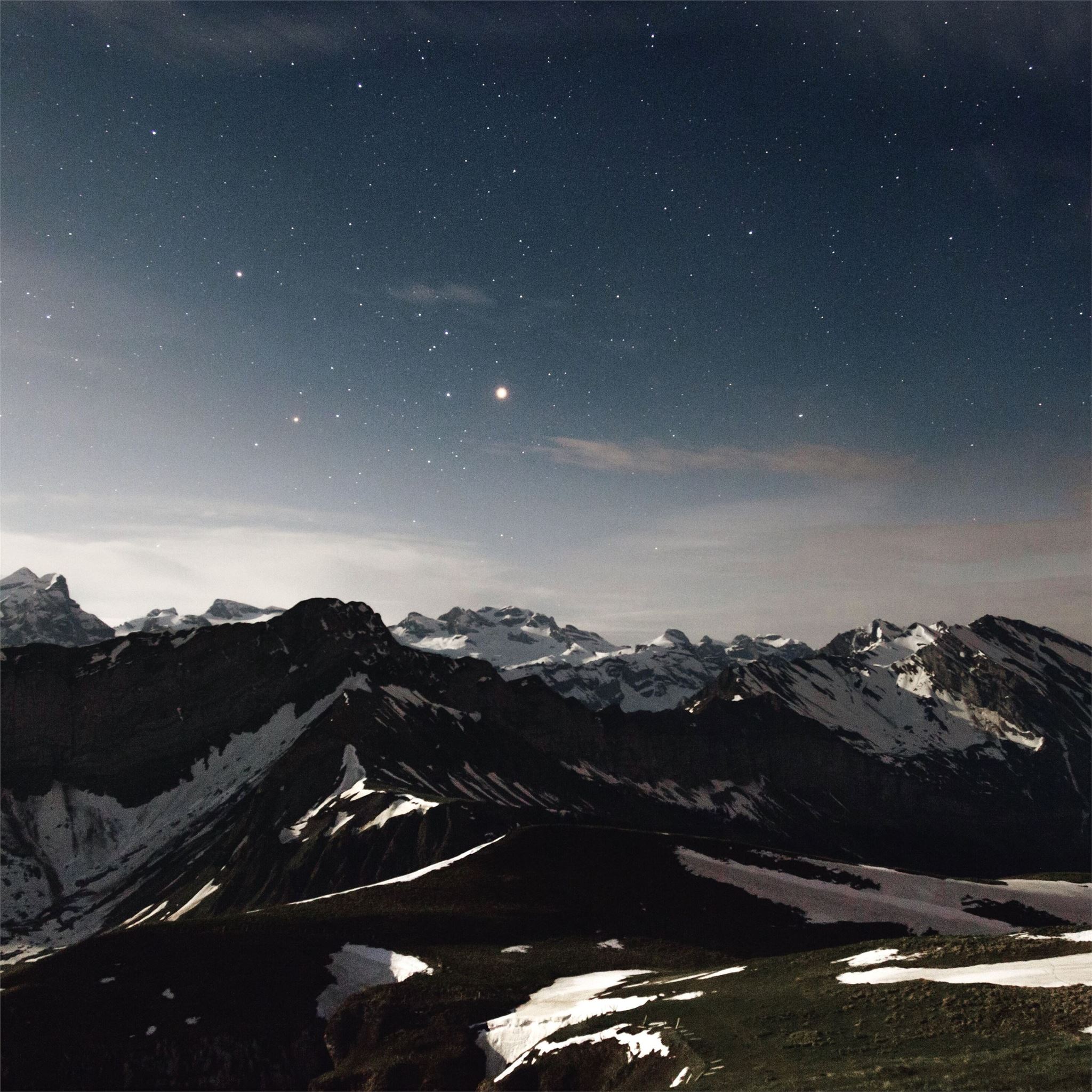 Minimalist Winter Night Sky Wallpapers - Wallpaper Cave
