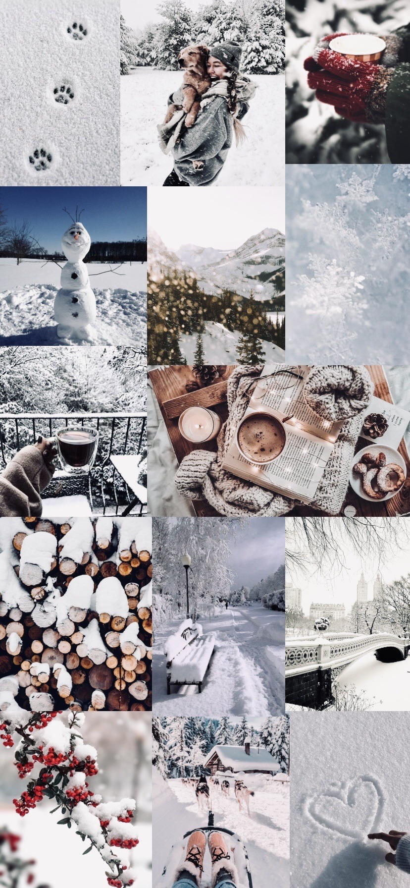 hi! I hope everybody is staying healthy! this is a new collage I made. it is a winter wallpaper for your phone or ipad. if you
