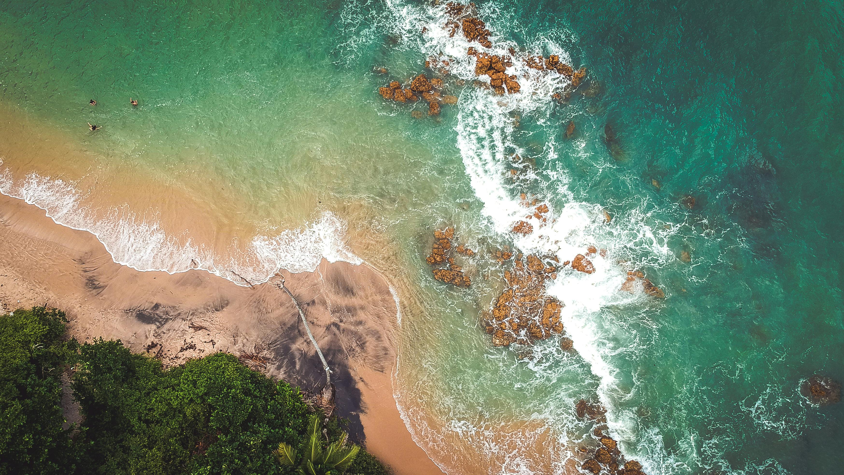 Aerial View of Beach · Free