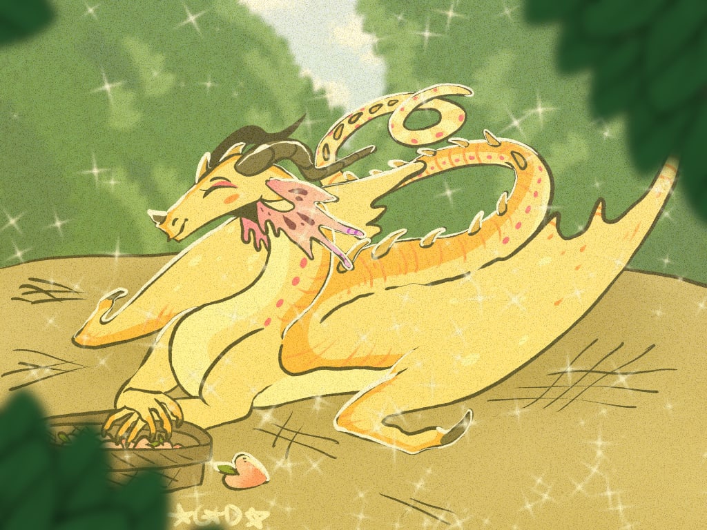 T Rainwing with a Peach