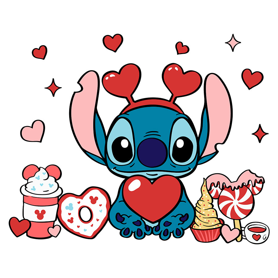 Stitch Gifts For Girls 40 Oz Stitch Valentine Tumbler Lilo And Stitch Disney Tumbler Valentine Gift 40oz Tumbler With Handle Valentines Wallpaper