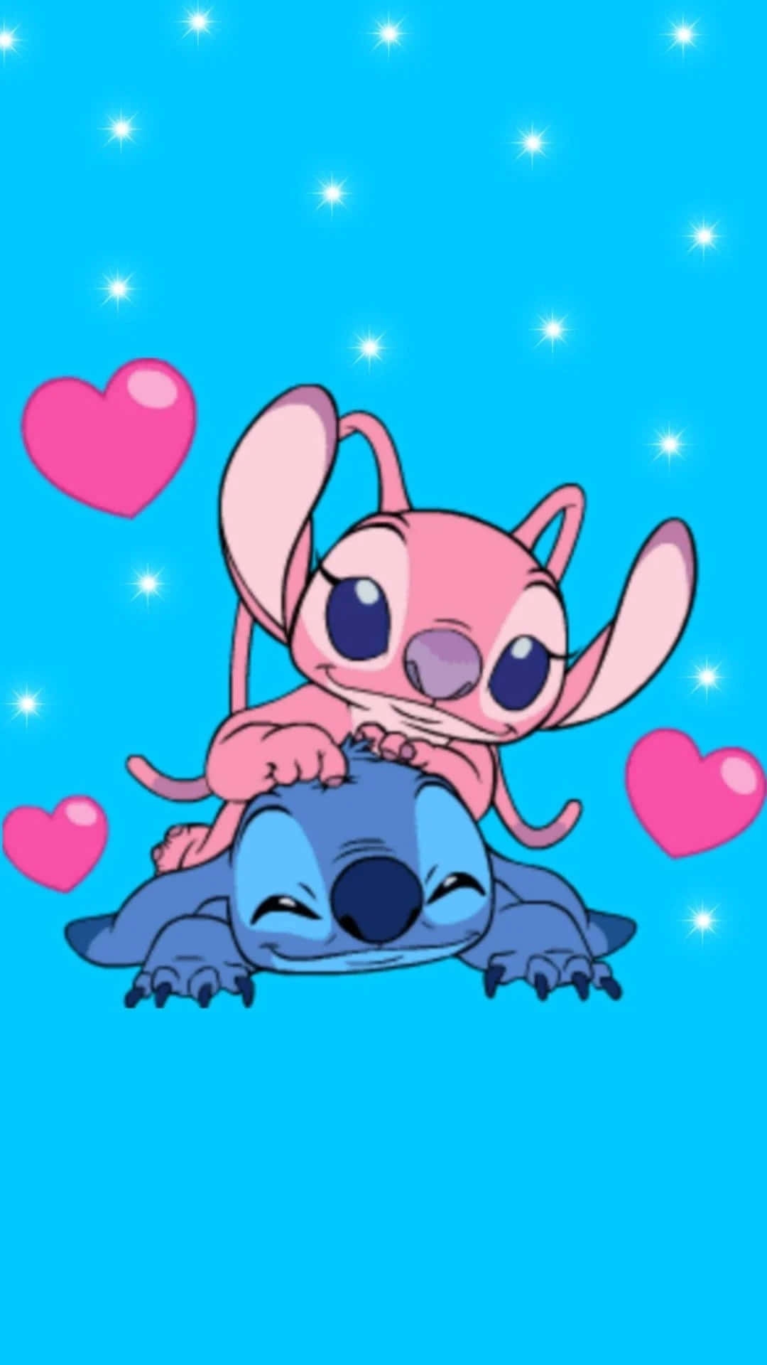 Stitch Valentines Day Wallpaper