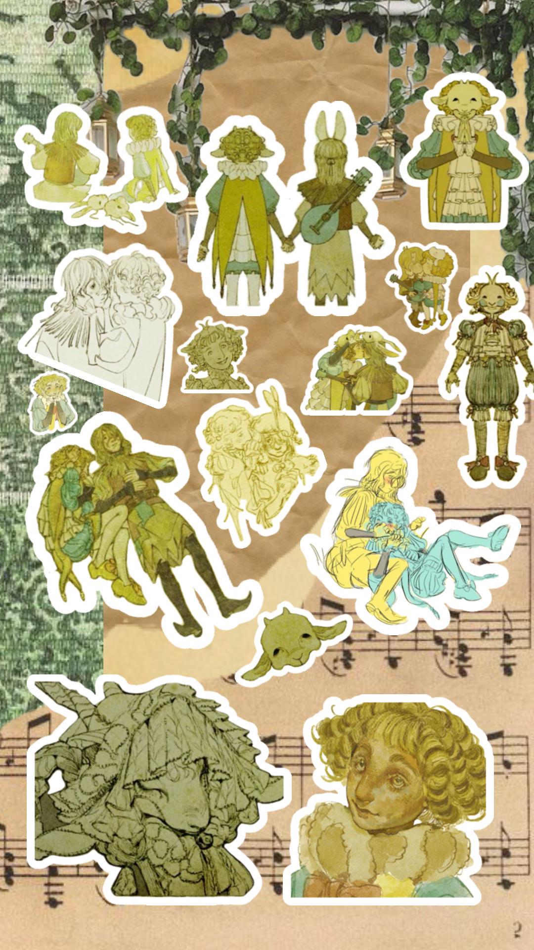 Clementine/ Coletine wallpaper