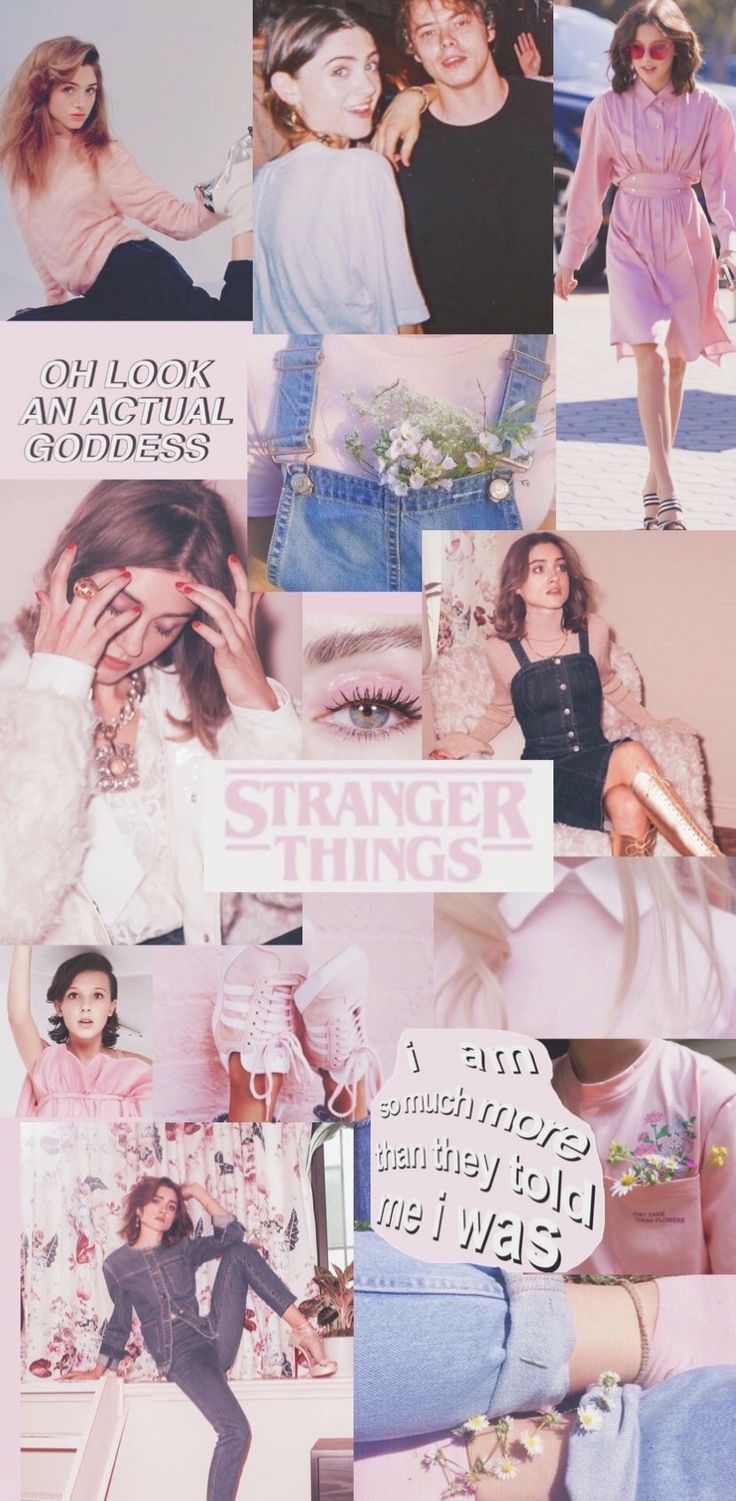 pink wallpaper. Stranger things aesthetic, Bobby brown stranger things, Stranger things wallpaper