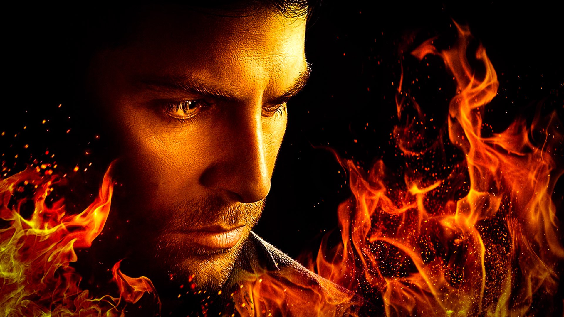 Grimm HD Wallpaper: A Fiery Transformation