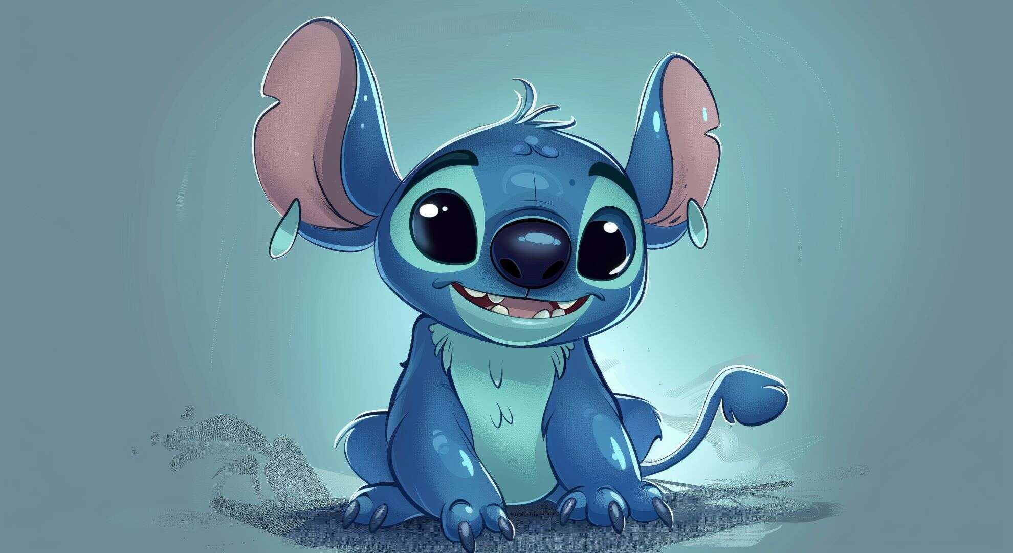 Cute Stitch Desktop Wallpaper