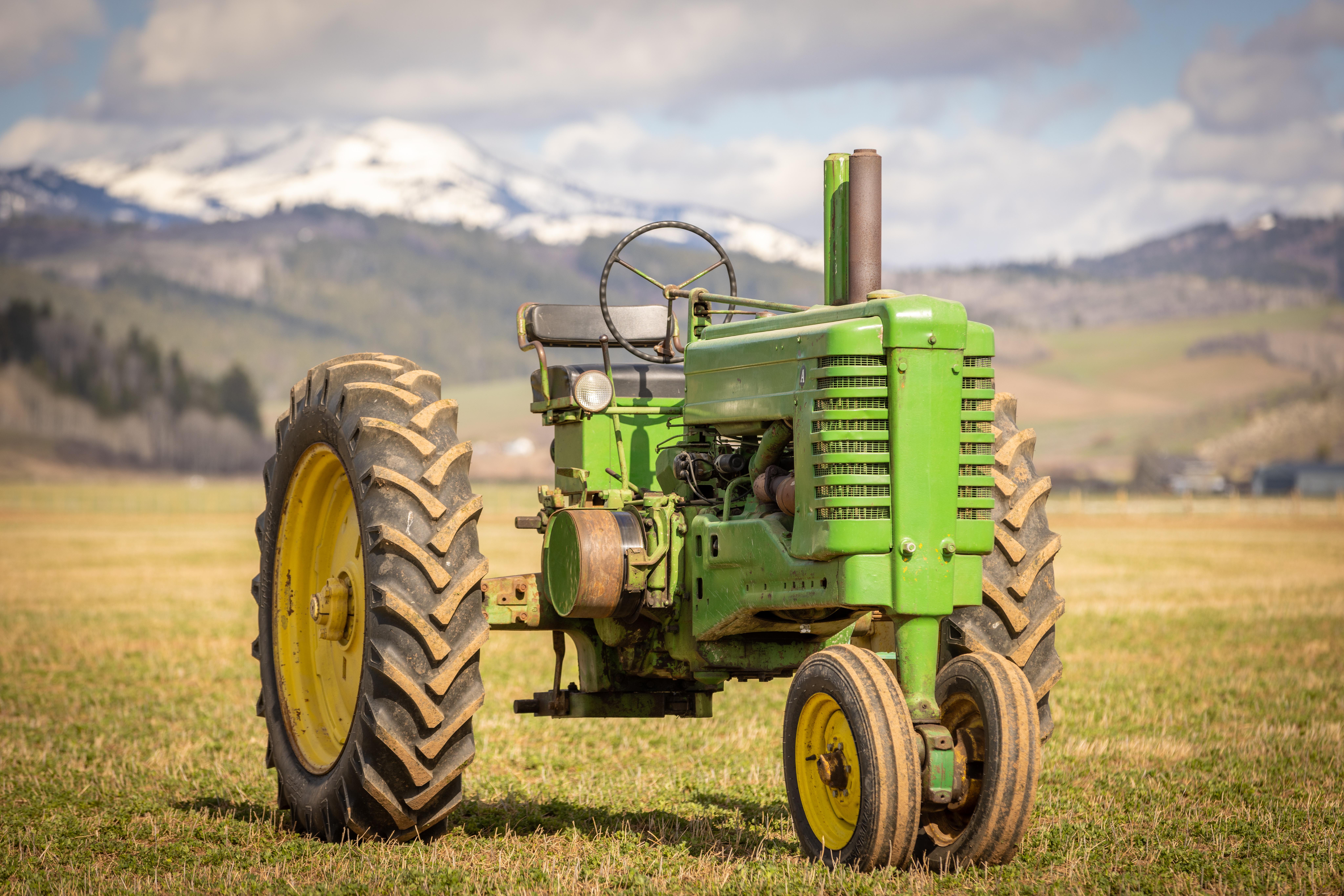 One of my favorite tractors-the late John Deere Model A