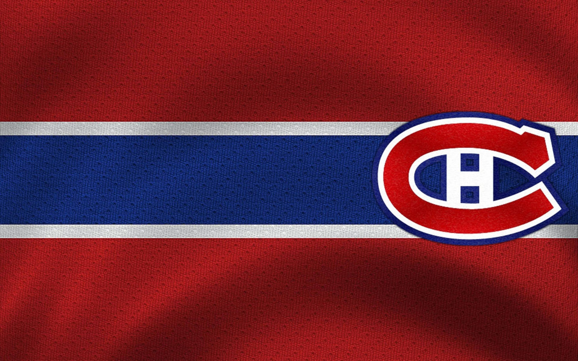 Download Montreal Canadiens Emblem Flag Wallpaper
