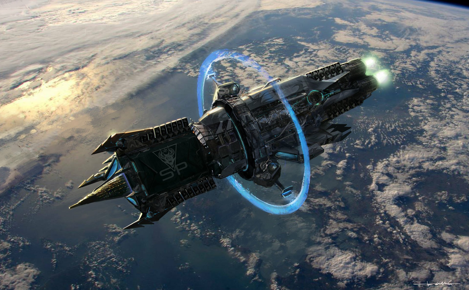 Sci Fi Spaceship HD Wallpaper: A Journey Beyond The Stars