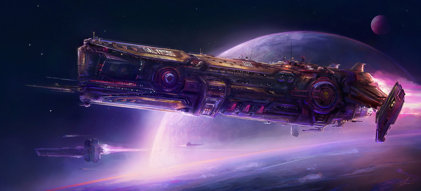 Wallpaper Sci fi Spaceships Art, Science Fiction, Space Art, Digital Art, Art, Background Free Image