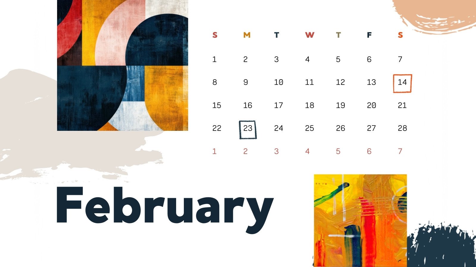 February 2026 calendar