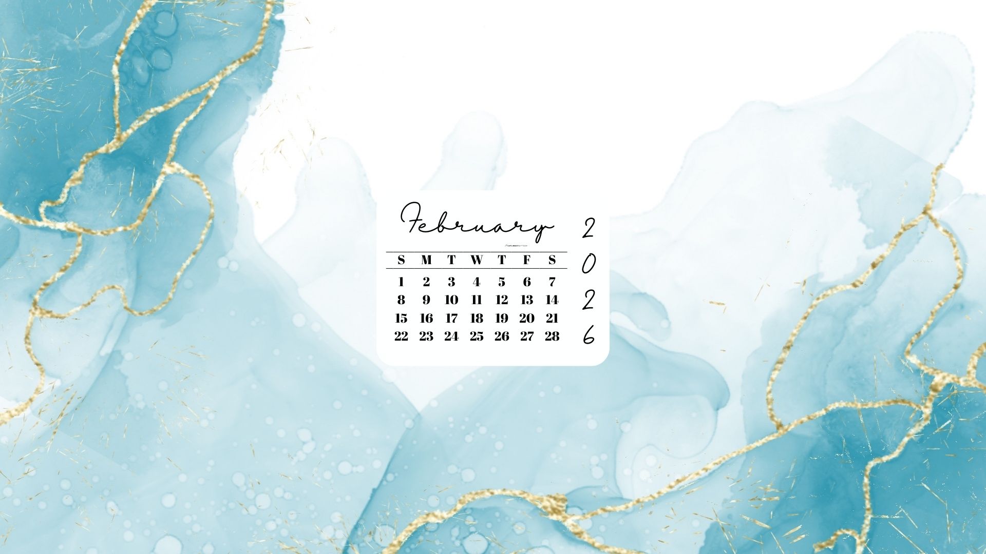 February Desktop Background