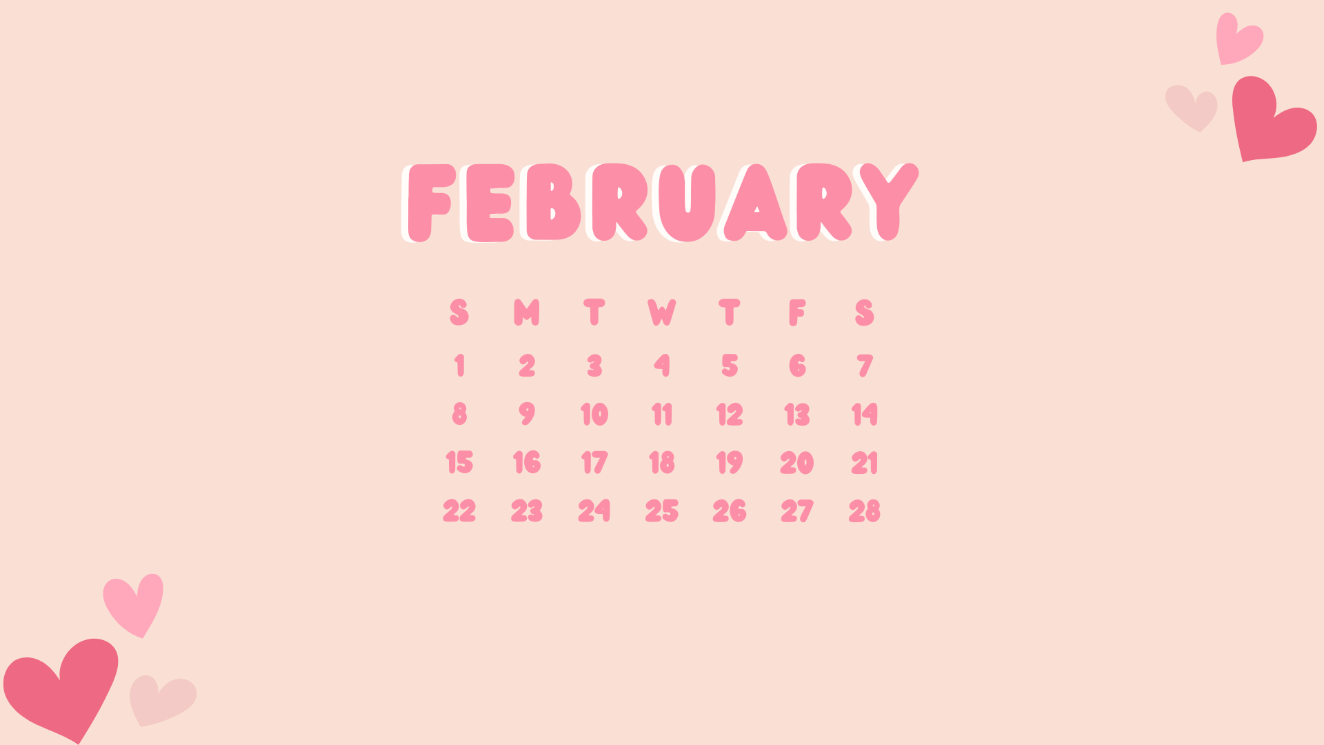 Free February 2026 Desktop Calendar Background (EASY DOWNLOAD)