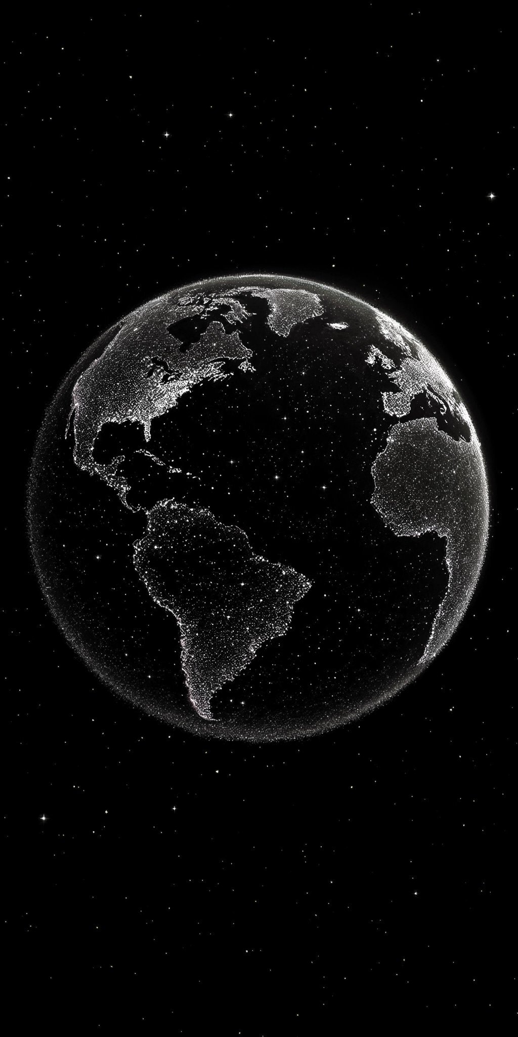 Earth Black And White Dark Mode Best X Twitter Unique Creative Wallpaper And Background For IPhone 17 Series Including 17 Pro Max And IPhone Air