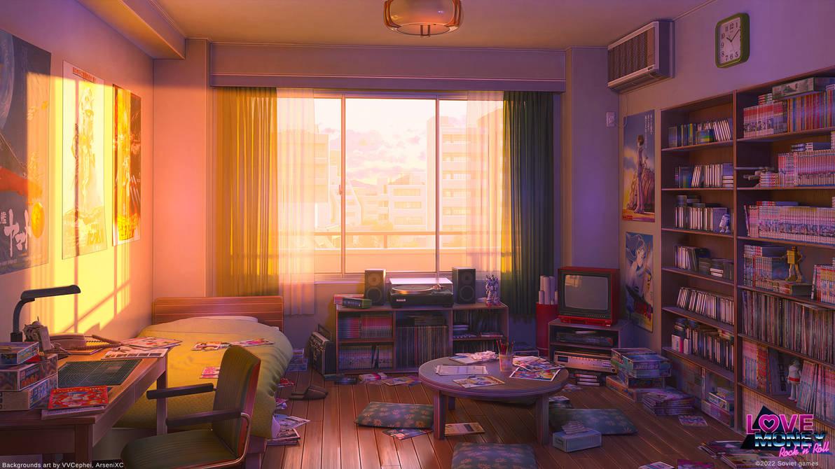 kyoske room, night