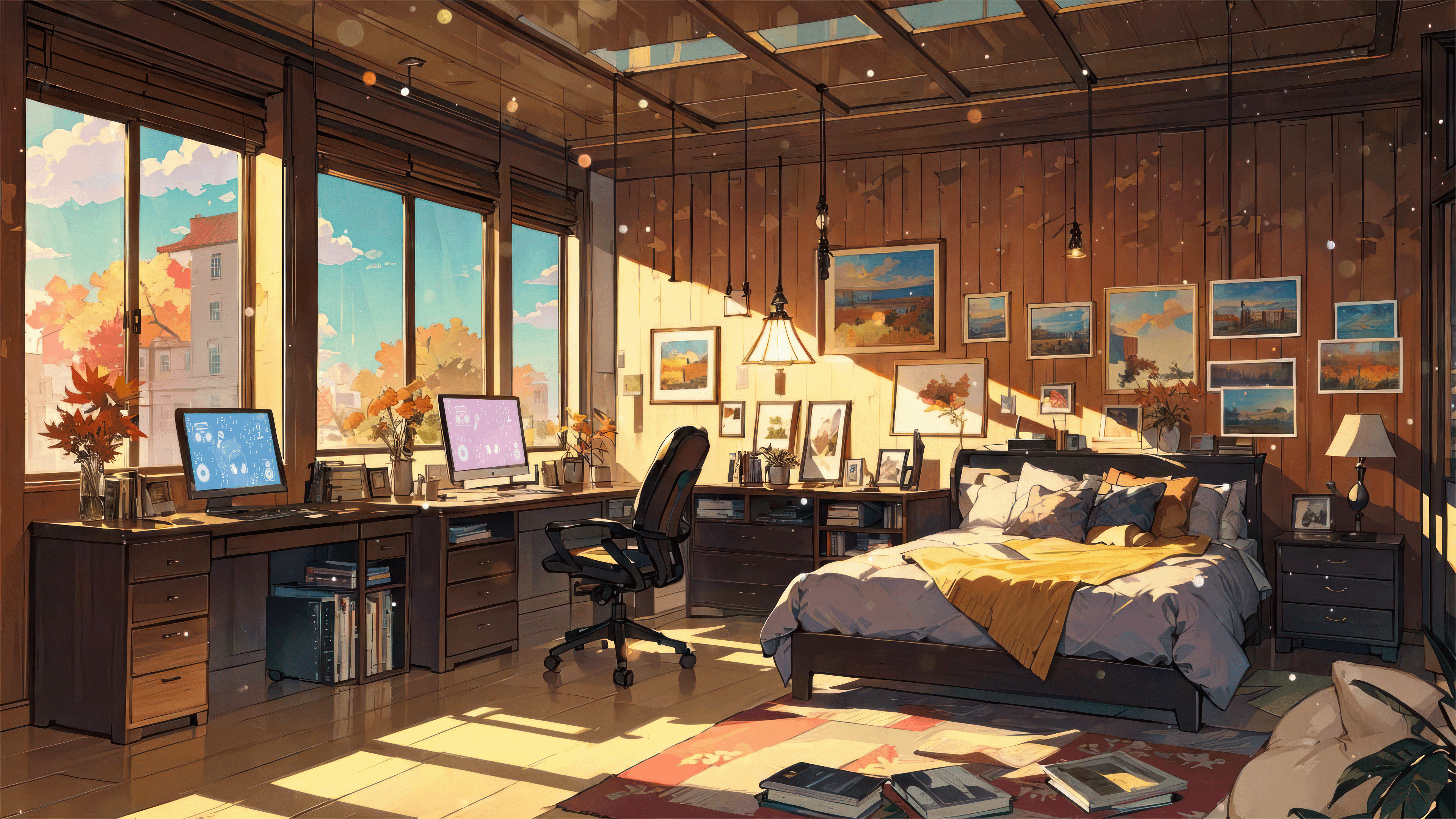 Cozy Wood Studio [3840x2160]