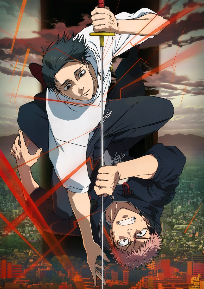 JUJUTSU KAISEN 3 4K TEXTLESS Poster! Itadori Yuji VS. Okkotsu Yuta