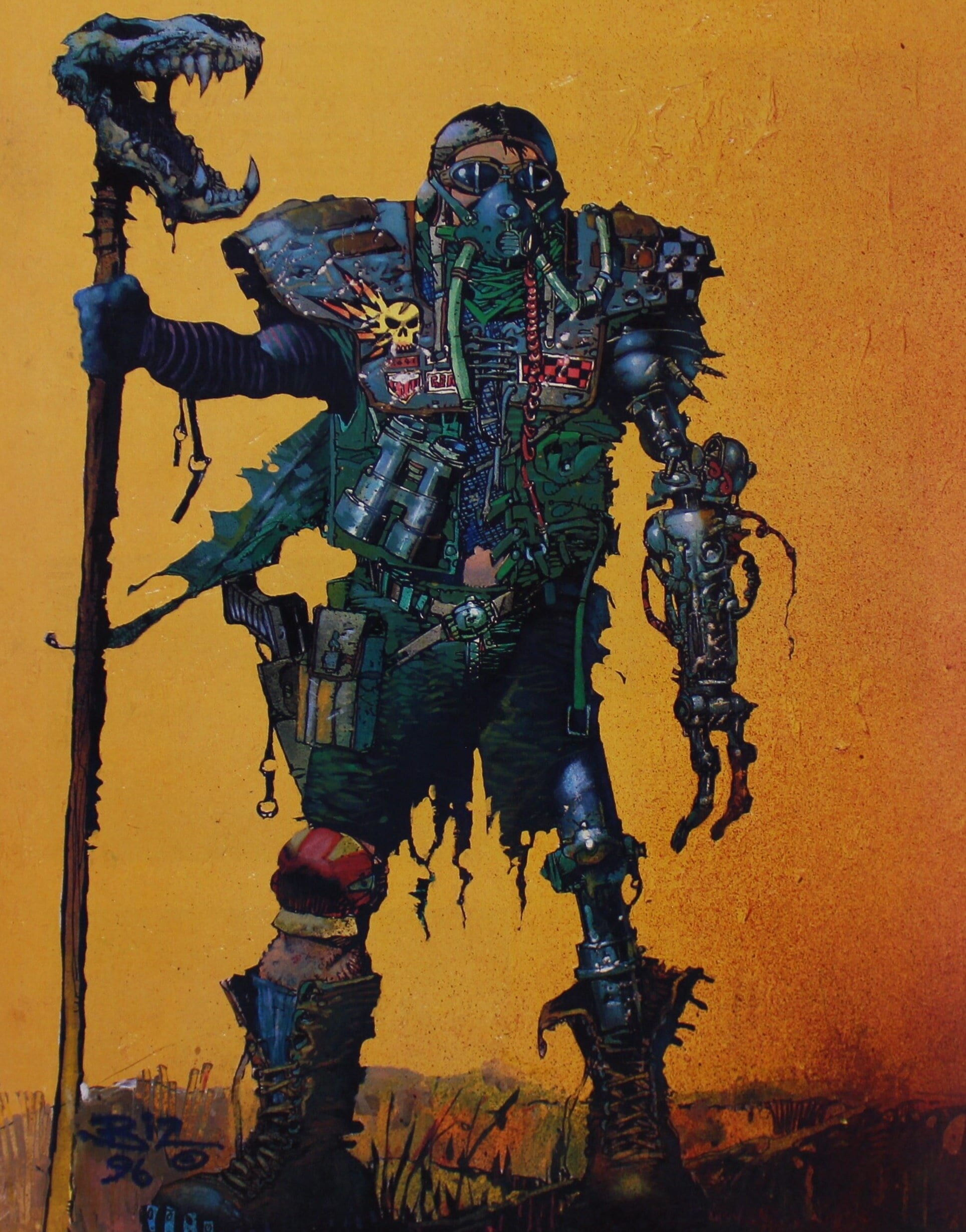 SIMON BISLEY Original Vintage Poster 12 X 9 (30 X 23 Cm.) Heavy Metal