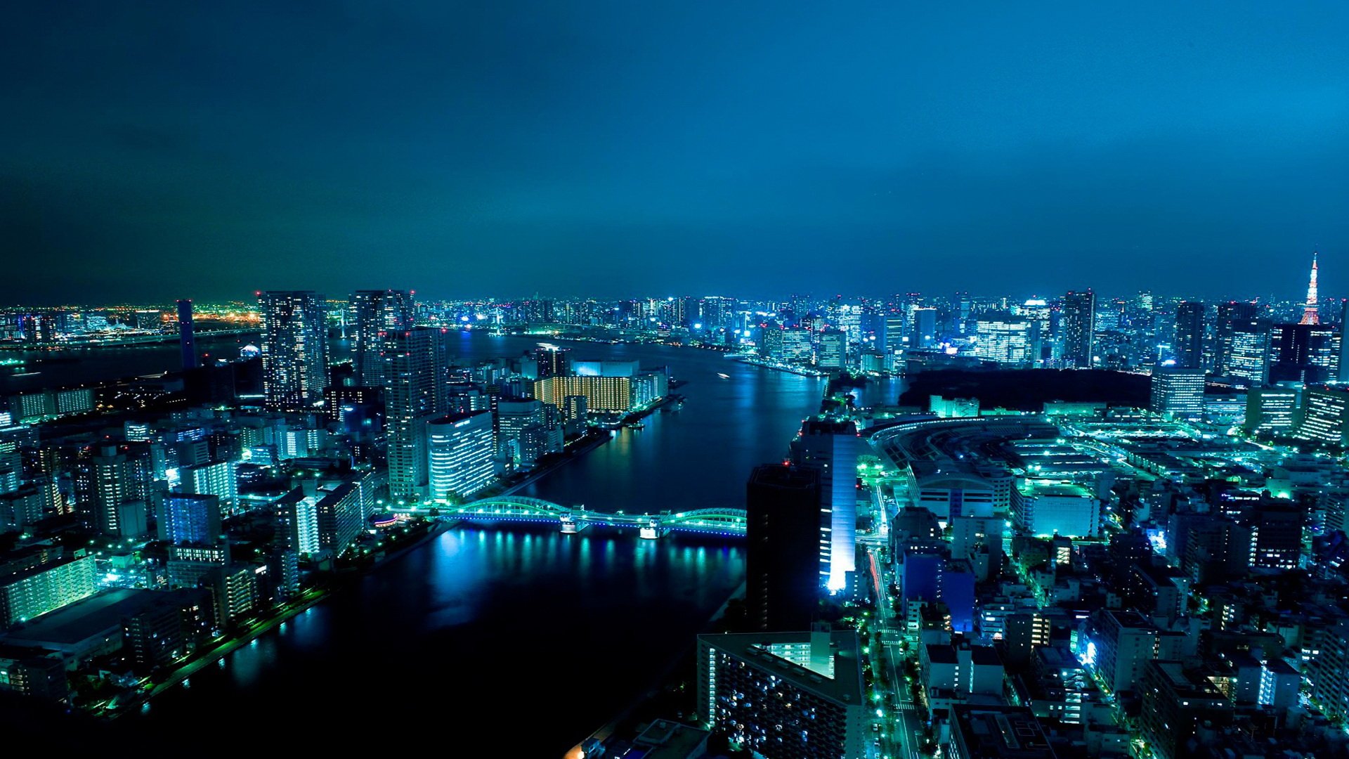 Tokyo Skyline Nights: Stunning Japan HD Cityscape Wallpaper