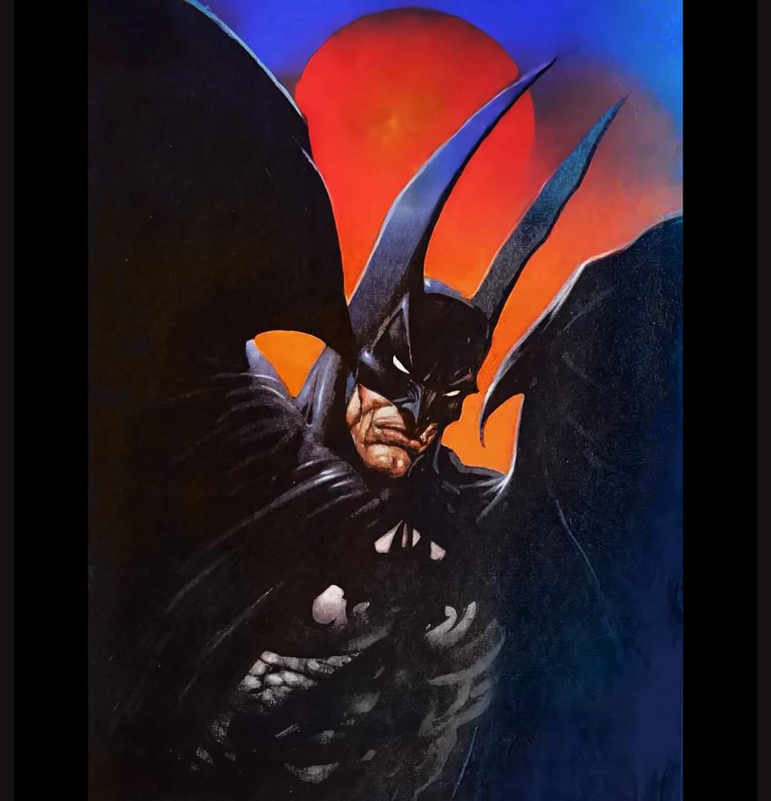 Simon Bisley Blood Moon painting