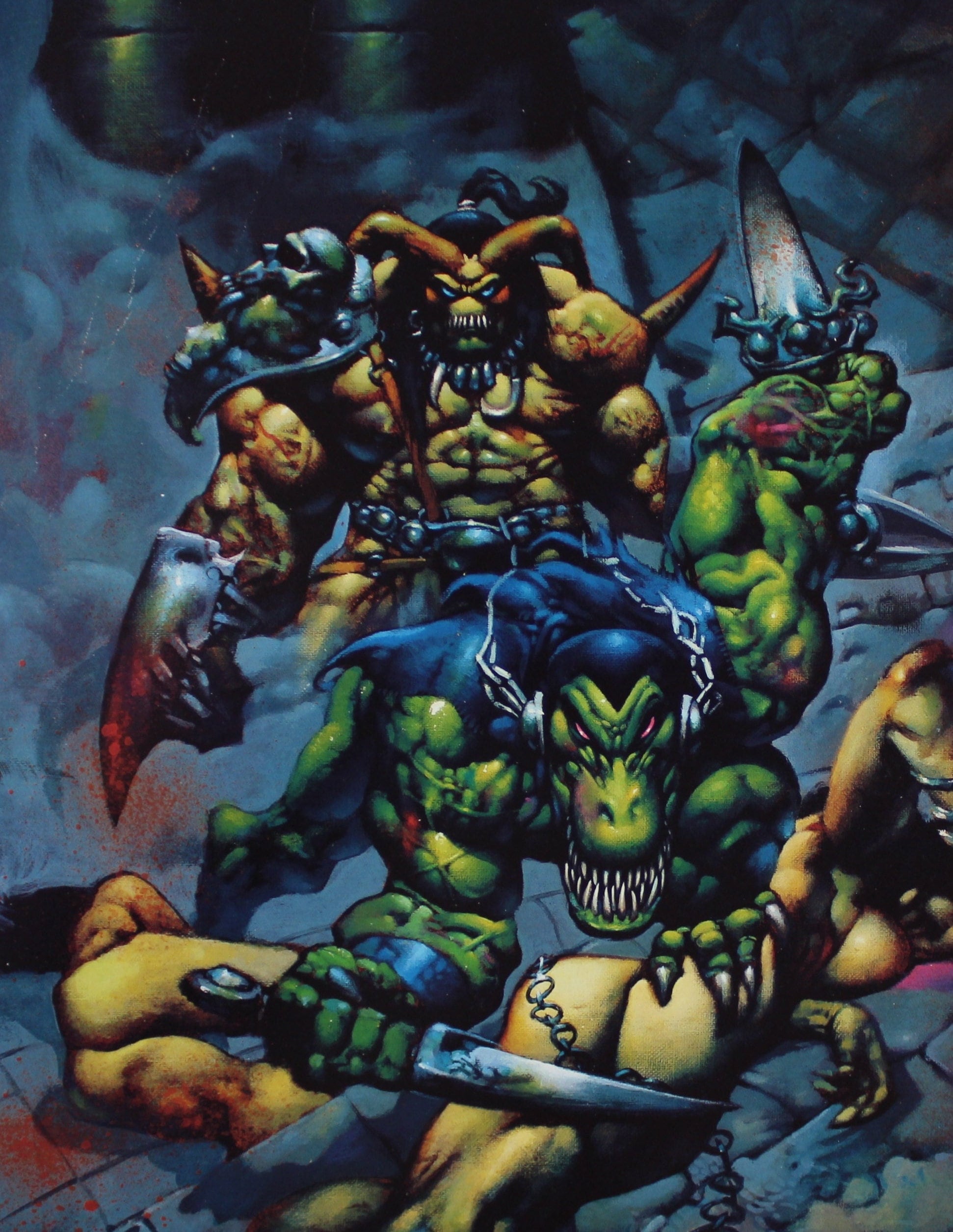 SIMON BISLEY Original Vintage Poster 12 X 9 (30 X 23 Cm.) Heavy Metal