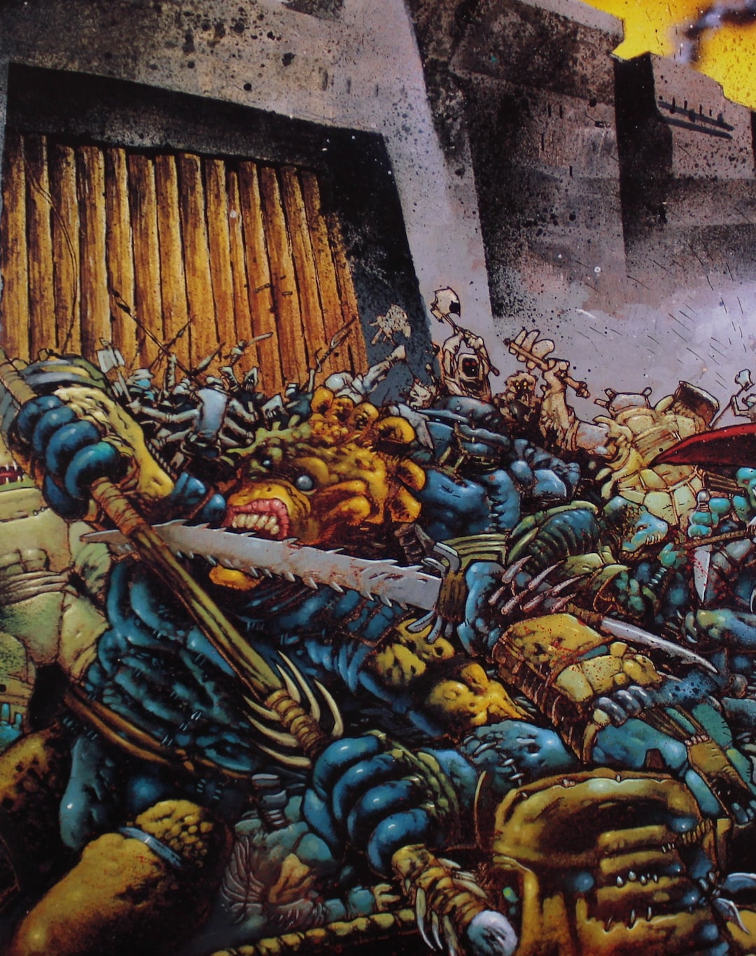 SIMON BISLEY Original Vintage Poster 12 X 9 (30 X 23 Cm.) Heavy Metal