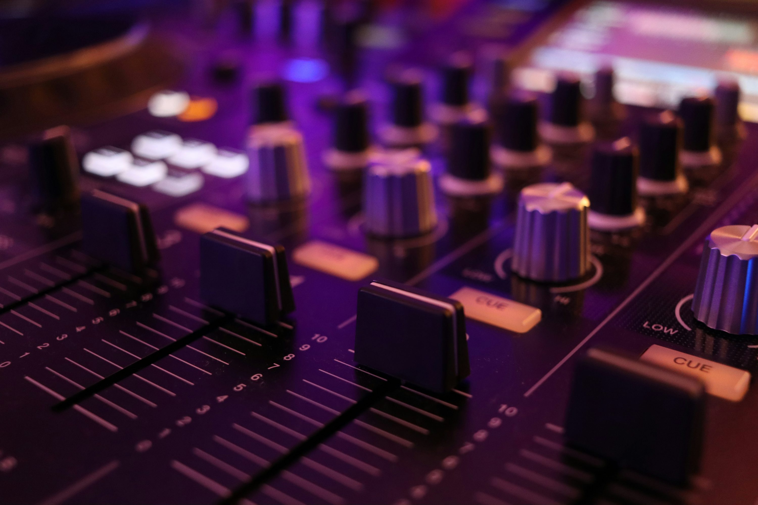 Mixing Board Picture. Download Free Image