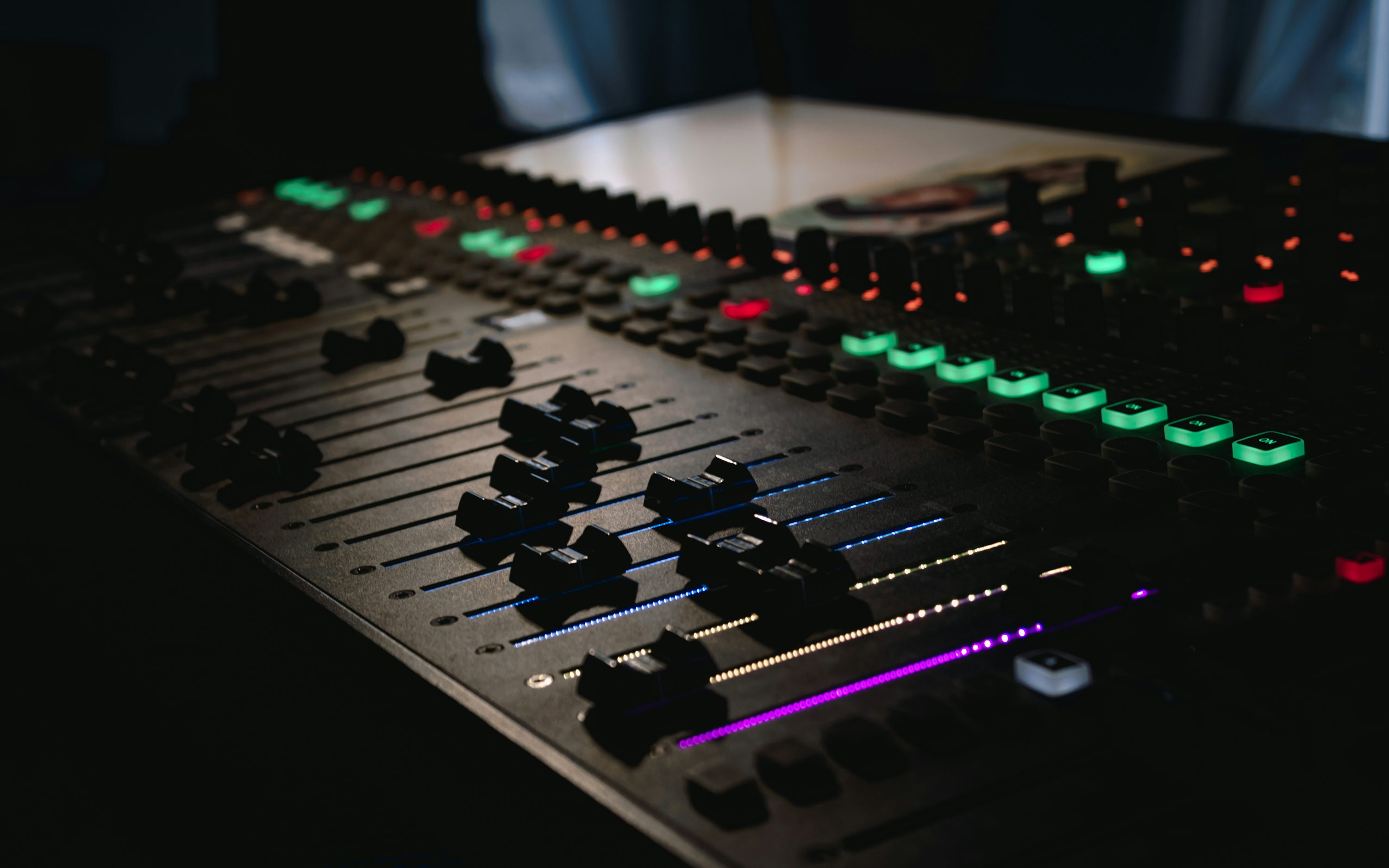 Mixing Board Picture. Download Free Image