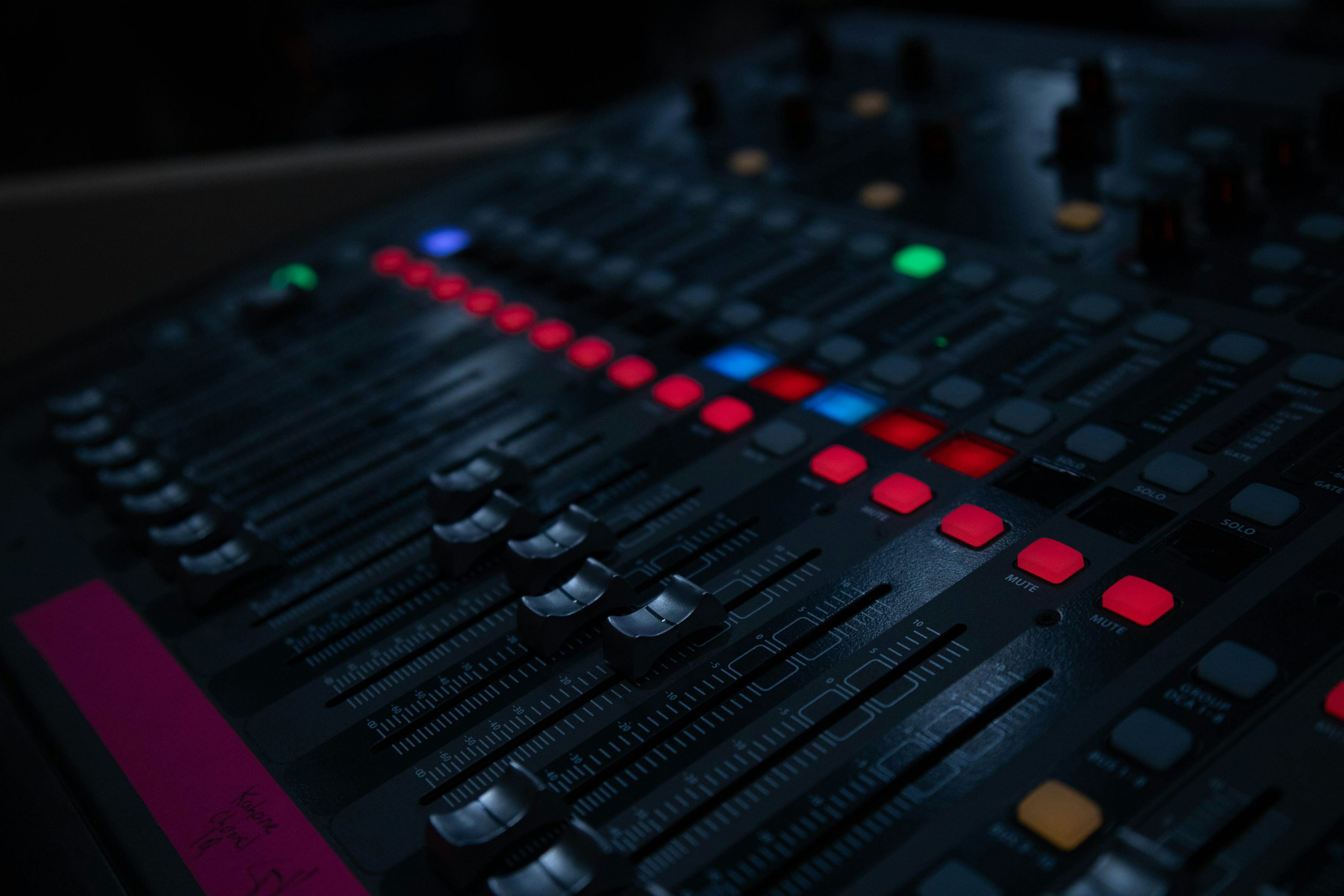 Mixing Board Picture. Download Free Image