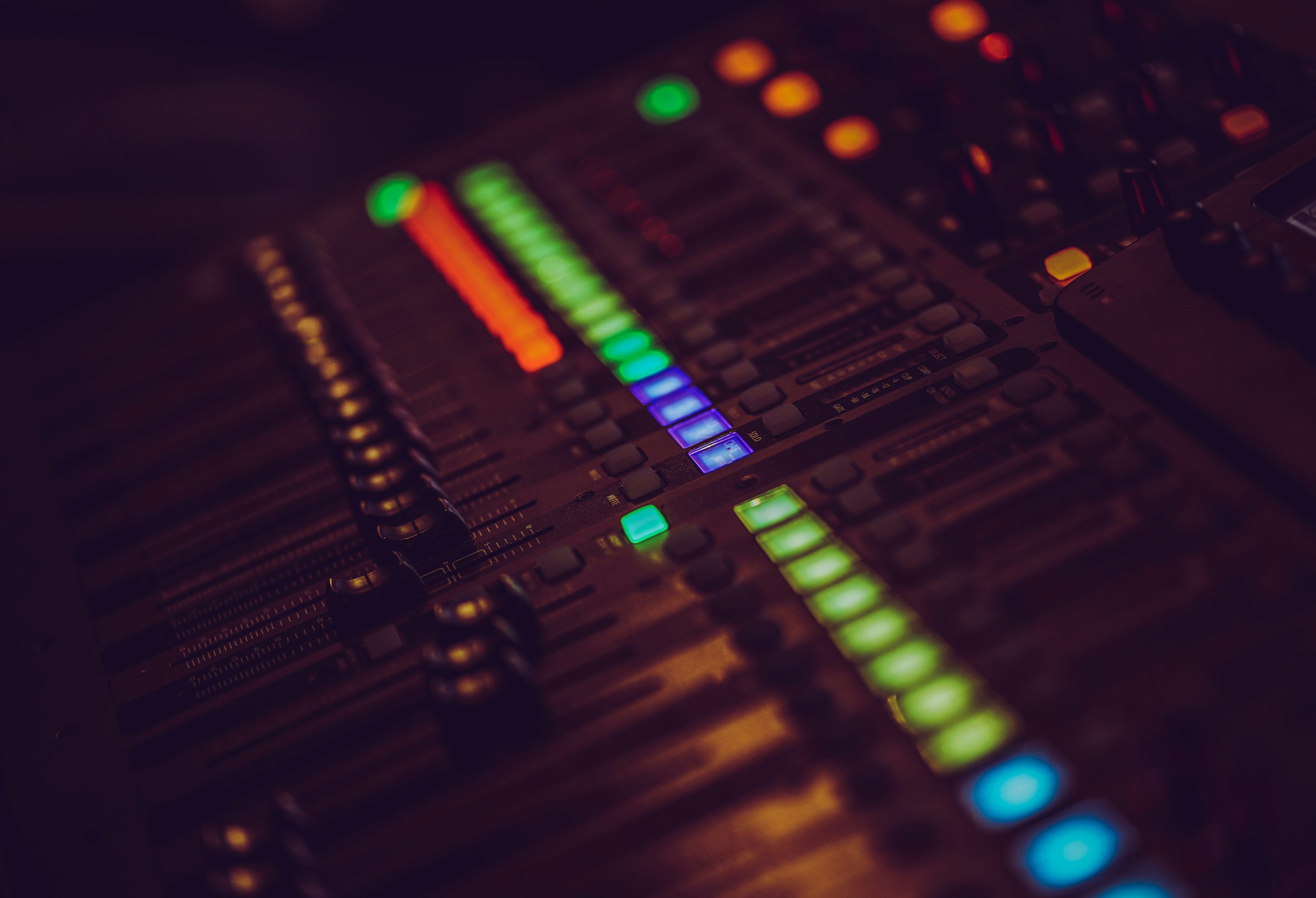 Mixing Board Picture. Download Free Image