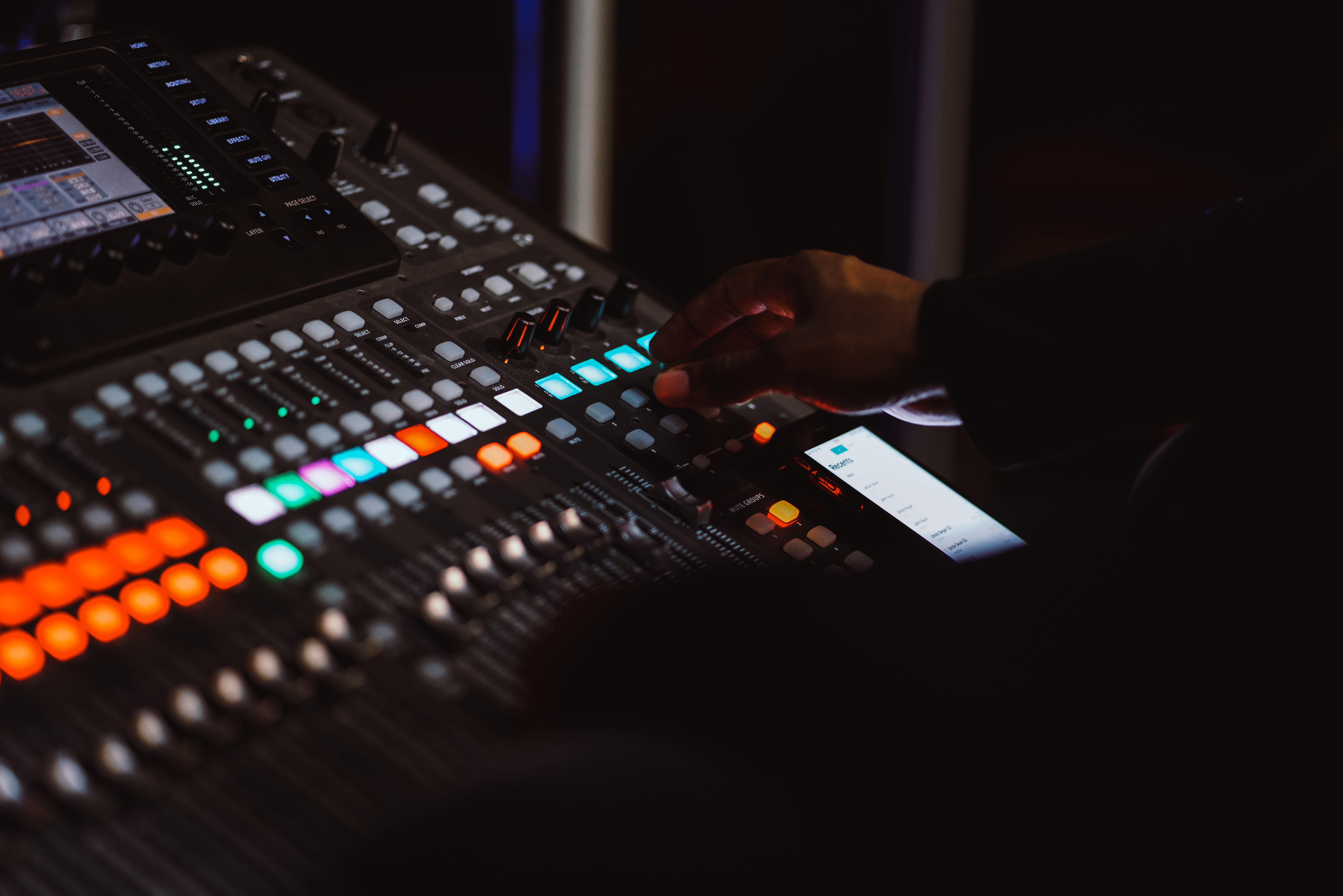 Wallpaper Mixing Console, Video, Electronics, Music, Music Artist, Background Free Image