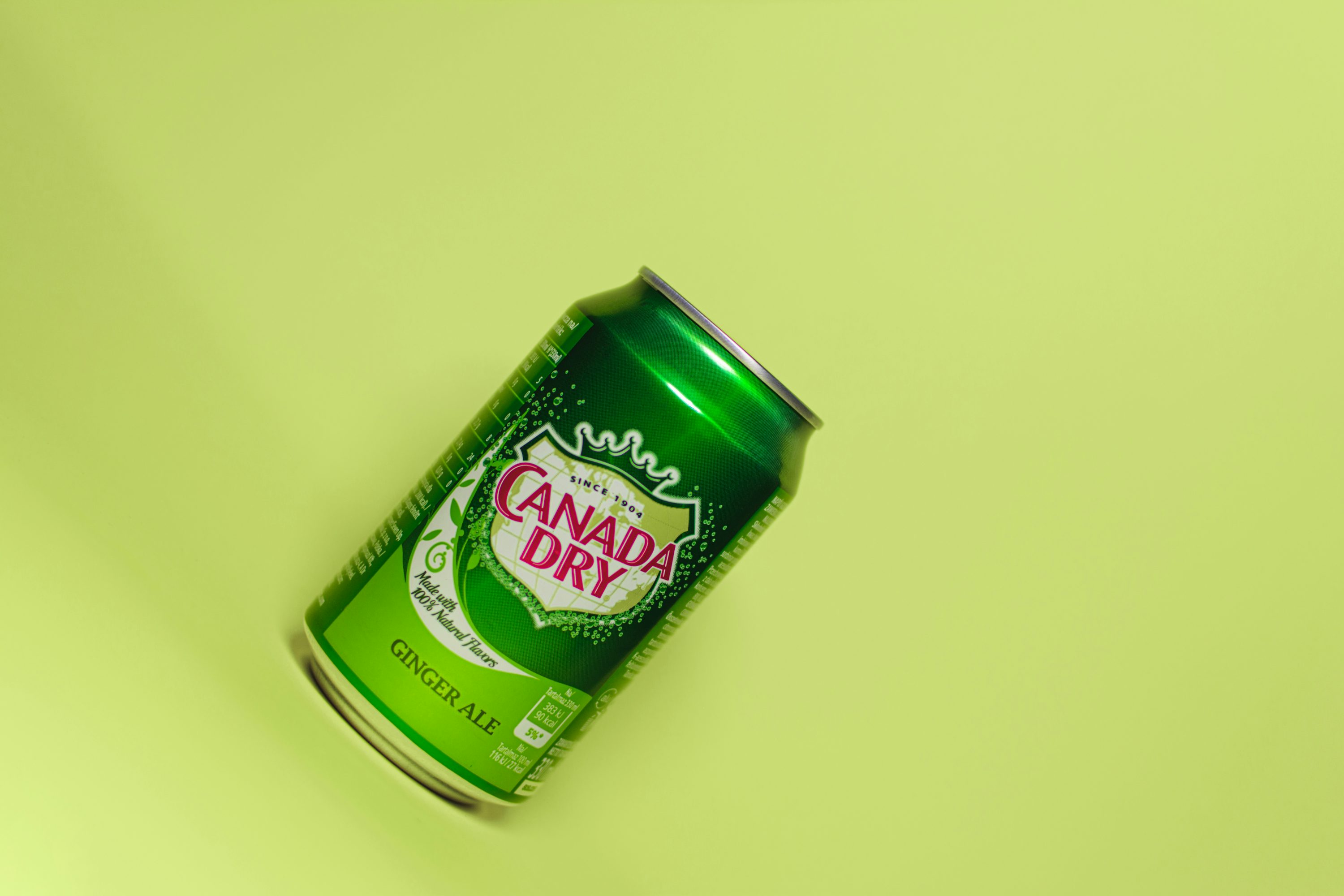 Canada dry ginger ale can photo